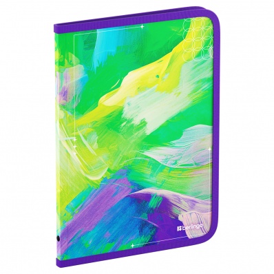 Папка д/тетр. А4 на молнии "Collision XS" ZF4_А4S19