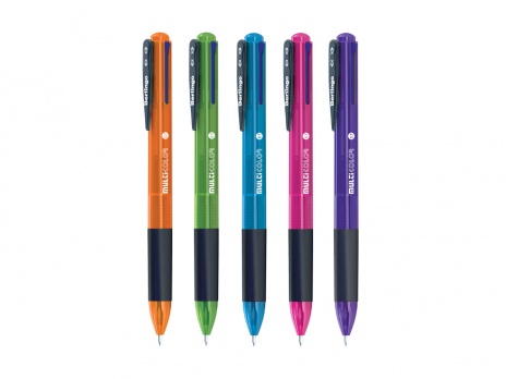 Ручка шар. автомат. синяя 0,7мм, 4 цв."Multicolor" Berlingo СВm_07180