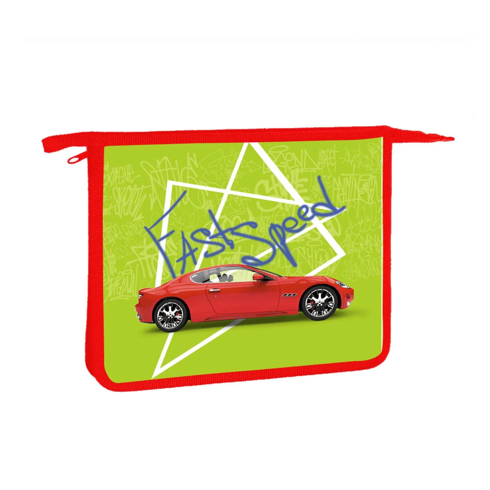 Папка д/тетр. А5 1 отд. на молнии ""Fast speed"  ПП50115