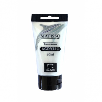 Акрил Малевичъ Matisso 60 мл, Белила Титановые