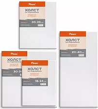 Холст на подрамн. 50*60, "Pinax", 100% хлопок, м/з, 380гр/м2