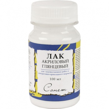 Лак акриловый глянцевый 100 мл Сонет  4627920