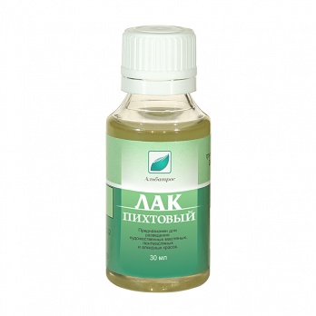 Лак пихтовый 30 мл. "Альбатрос"