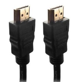 Кабель Cablexpert HDMI 0.5м, v2.0, 19M/19M, черный, позол.разъемы, экран, пак (CC-HDMI4-0.5M)