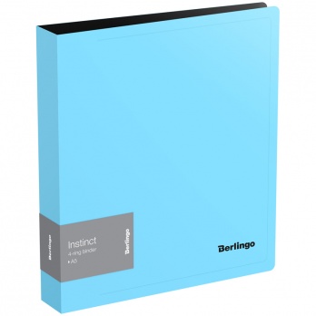 Папка 4 кольца А5 "Instinct" 35мм 700мкм мята Berlingo ABp_45510