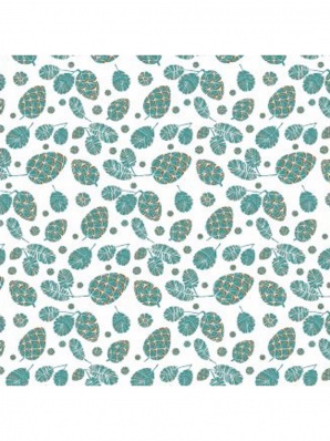 Бумага упаковочная 70*100см "Новогодние шишки" УБ-6486