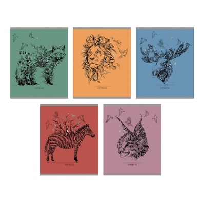 Тетрадь 48л. кл. "Wild animals"  ТКФ488017