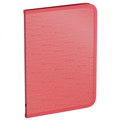 Папка д/тетр. А4 на молнии  "Your Way", коралловая  ZF4_А4892