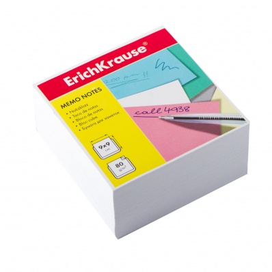 Блок д/записей 90*90*50 белый  ЕК 2717