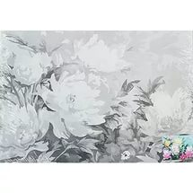 Холст на картоне с эскизом, 30х40см, "Пионы"