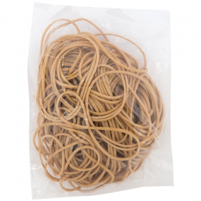 Резинка банковская  d60mm 100г натуральный цвет  RB_17957