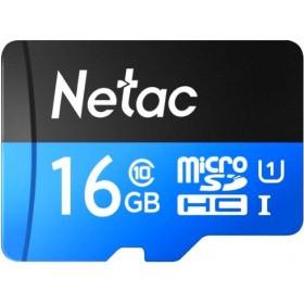Карта памяти MicroSDHC 16Gb Netac 533Х Class 10 (без SD адаптера) 80MB/s