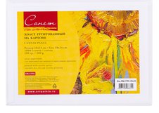 Холст на картоне 18*24 см, Сонет