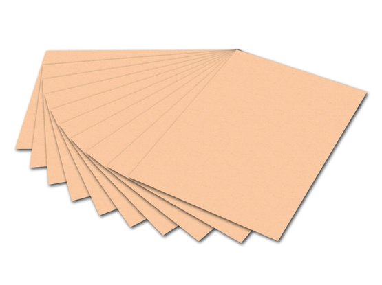 Бумага цвет. FOLIA 300гр/м2, 50*70, абрикос