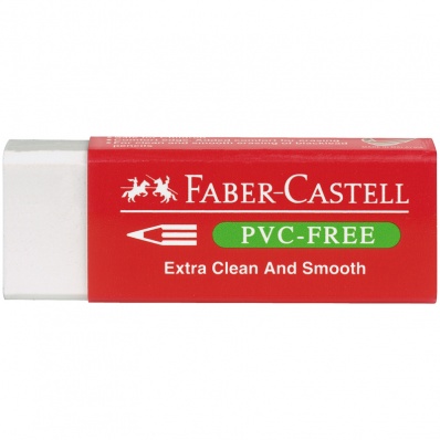 Ластик Faber-Castell "PVC-free", прямоугольный, 63*22*11мм