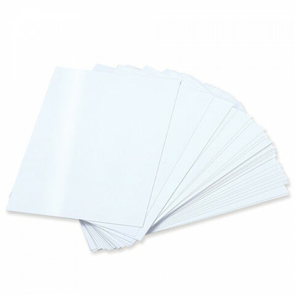 Бумага самоклеящаяся А4 белая глянцевая