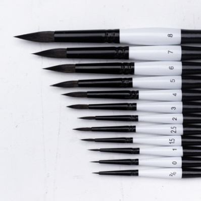 Кисть имитация белки Blanka, круглая №1