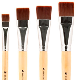 Кисть синтетика "Хобби" №24 плоская