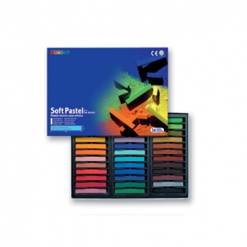 Пастель сухая 36 цв. MUNGYO мягкая квадратная