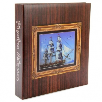 Фотоальбом 500 фото 10х15 пер-т 3-кольца fleur-de-lis 118075