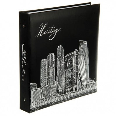 Фотоальбом 500 фото 10х15 пер-т 3-кольца fleur-de-lis 120049