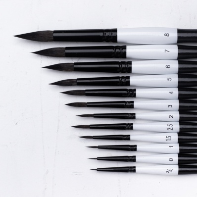 Кисть имитация белки Blanka, круглая №4