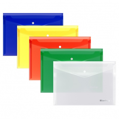 Папка-конверт с кнопкой B5 Berlingo "NO Secret" ассорти 200мкм EFb_15005