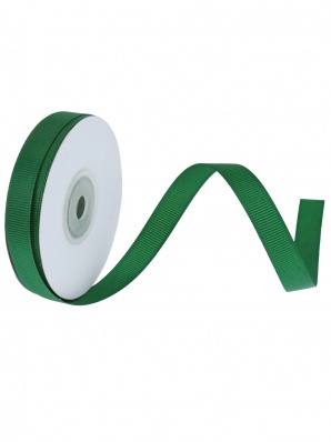 Лента  репсовая зеленая 12мм 1м БЛ-5629