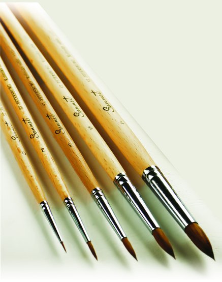 Кисть колонок "Сонет" № 00, круглая