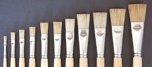 Кисть щетина пл. №12  С-2032