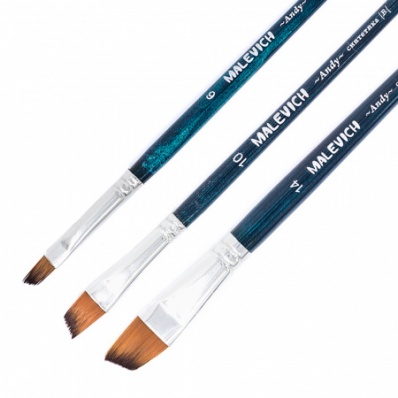 Кисть синт. Малевичъ "Энди" №10, скошенная