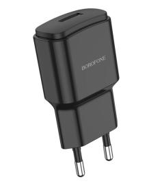Сетевое з/у 1USB 2.1A Borofone BA48A (Black)