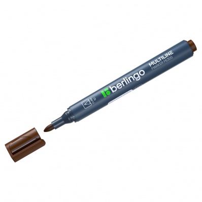 Маркер перм. коричнев. 3мм Berlingo "Multiline PE300" BMc_16222