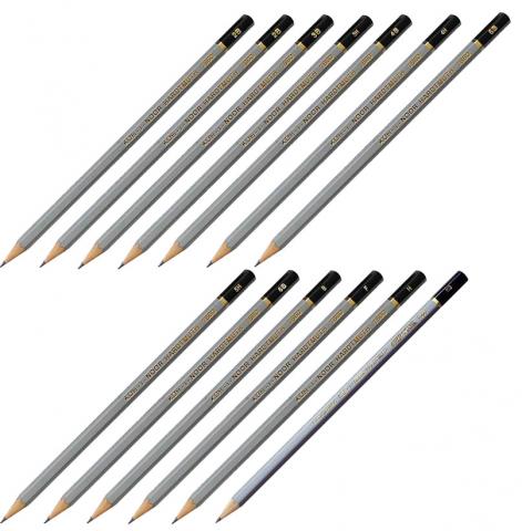 Карандаш ч/г "Goldstar" 1860/6H