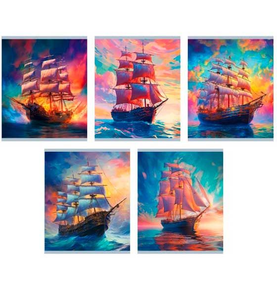 Тетрадь 48л. кл. "Морские странники"  ТК489022