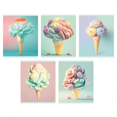 Тетрадь 48л. кл. "Цветочный десерт"  ТК489020