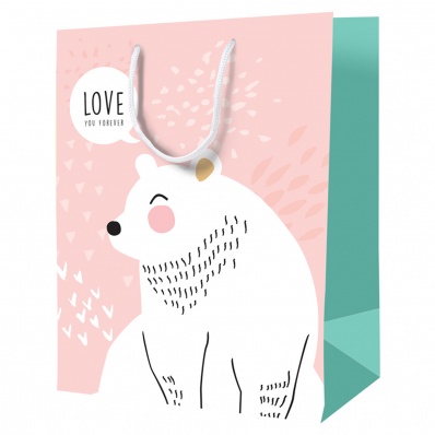 Пакет бум./ламин. 18*23*10см "Love you forever" L_46116