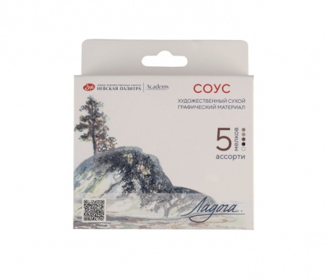 Набор сухих графических материалов: соус ассорти 5 мелков