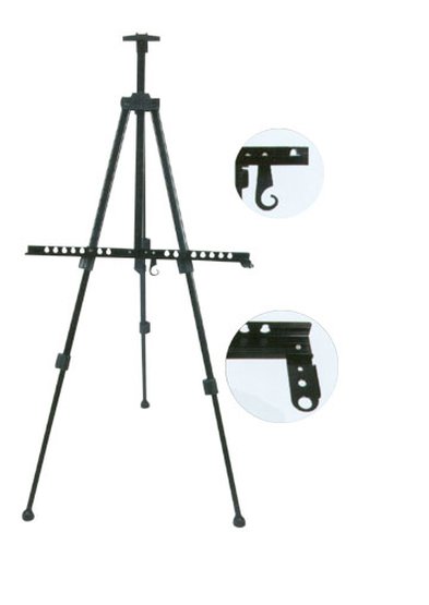 Мольберт металлический (алюминиевый), тренога с нижней штангой