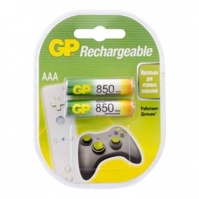 Аккумулятор GP  R03, AAA, 850mAh, в блистере 2шт.