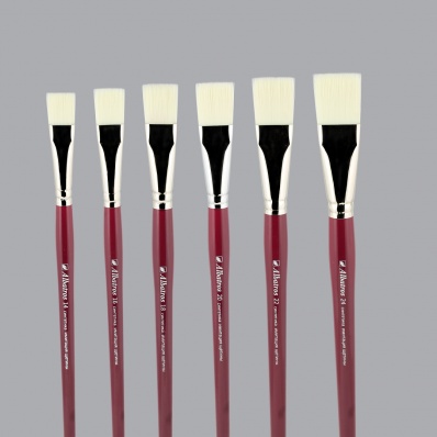 Кисть синтетика пл. № 8 имитация щетины