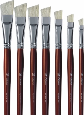 Кисть щетина со скосом "Студио" № 8