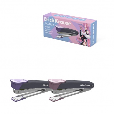 Степлер 10 на 15л. "Stells Manga" ассорти ЕК 61738