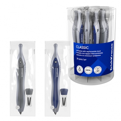 Циркуль 125мм "Classic", 125мм, со сменным грифелем ЕК 61395