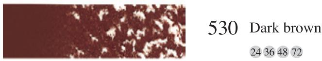 530-Пастель масляная Темно коричневый MUNGYO профессиональная