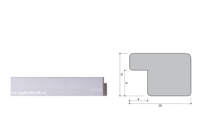 Рамка 10х15 багет 2012 2004A-012AL