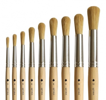 Кисть щетина № 8 кр.  С-2008