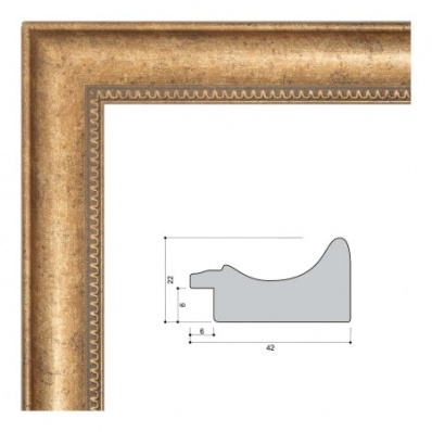 Рамка 35х50 багет 4222 4205C-205А