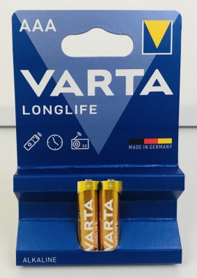 Элемент питания Varta LR03 BL2 Lonhlife