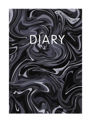 Ежедневник А5 полудатир. "Жидкость" 192 л. ЕЖ23519202